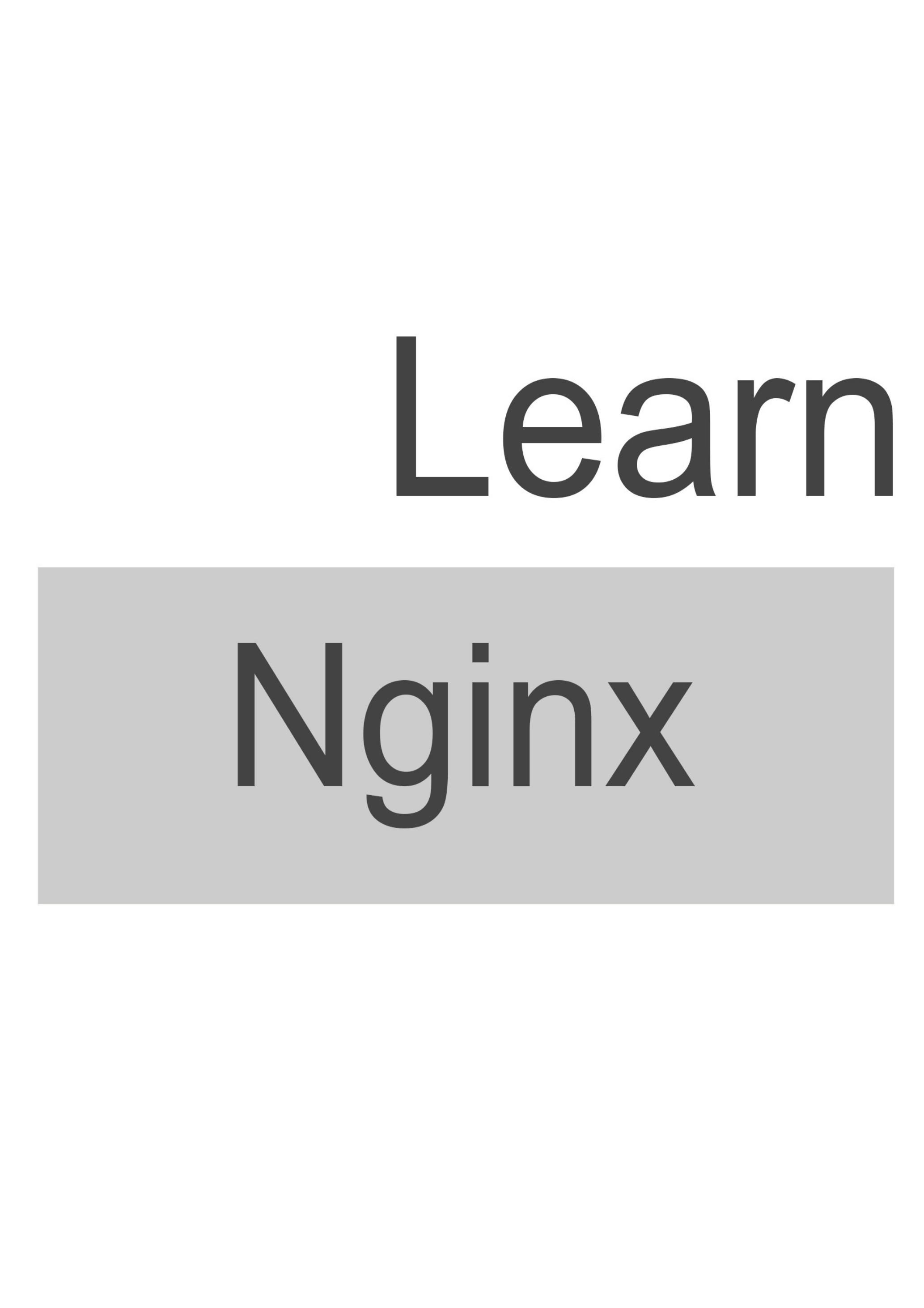 Learn _Nginx 封面