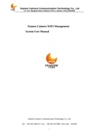 Caimore WIFI Management Platform User Manual V1.0 封面